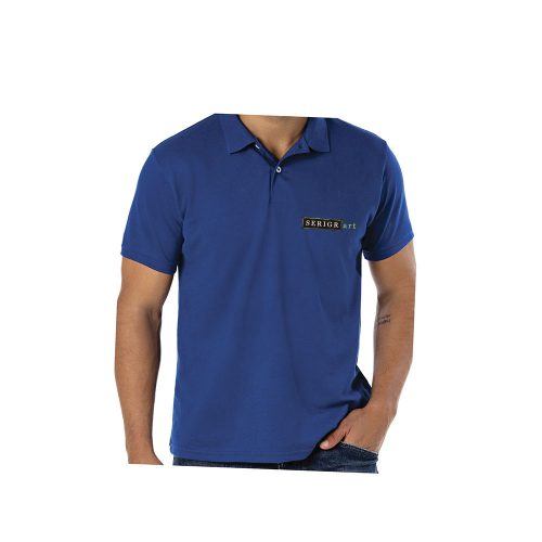 camiseta polo azul 3-4