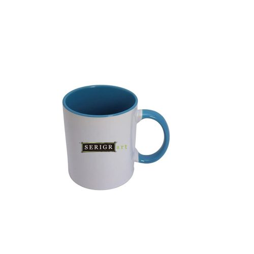 caneca bicolor azul bebe 2-4
